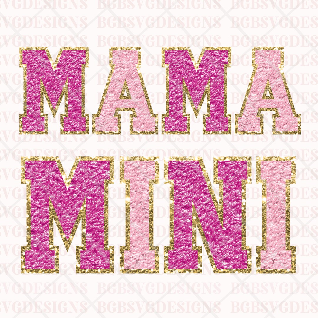 Glitter Mama Mini Png, Faux Sequin Mama Png, Glitter Valentines Png ...