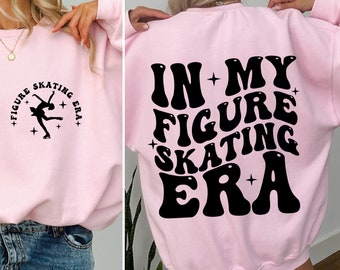 In My Figure Skating Era Svg Png, Figure Skating Svg, Skating Svg Png, Pocket Design Included, Retro Wavy Text Svg, In My Era Svg Png