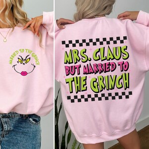 Mrs Claus, aber verheiratet mit dem Grinch