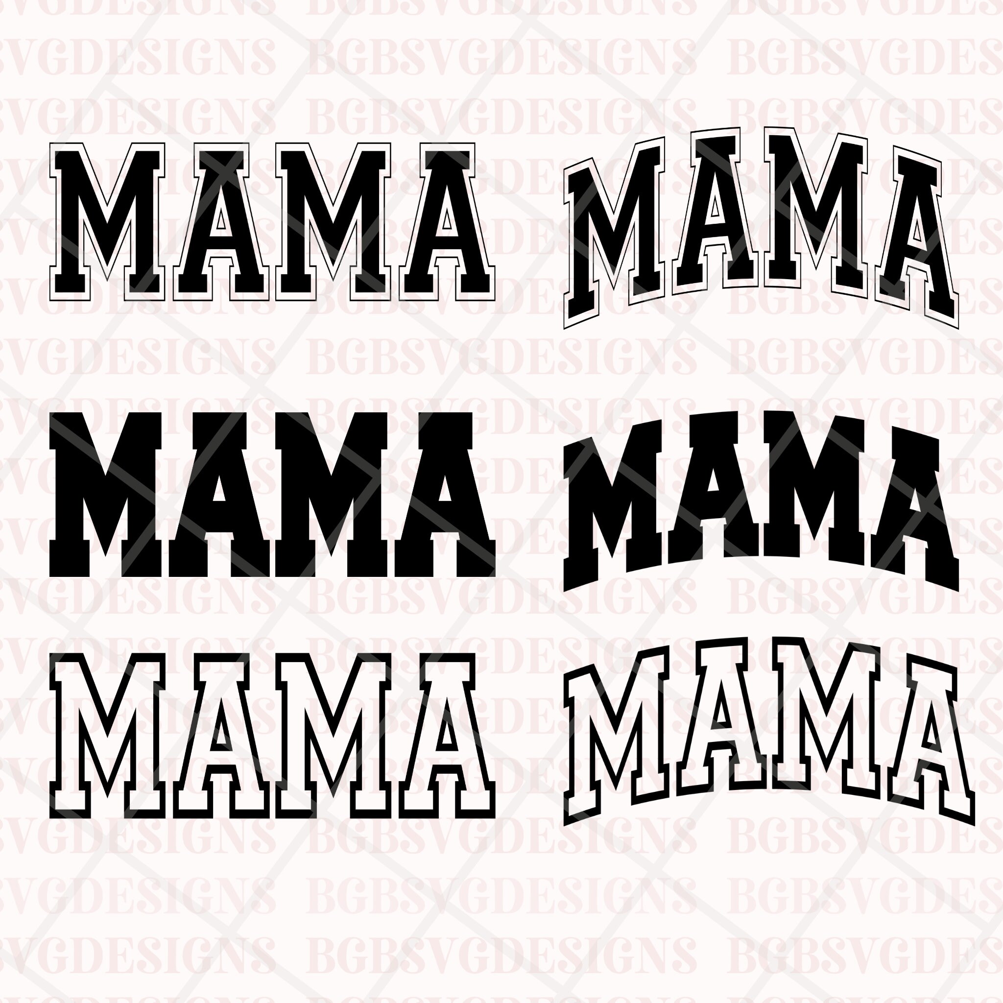 Mama Varsity Svg Bundle Mama Svg Png Arched Mama Svg Png - Etsy UK