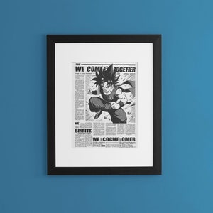 West City News Digital Download からのアニメ新聞記事には、戦士の最近の戦いのニュース、カスタム イメージ、見事な室内装飾が掲載されています。