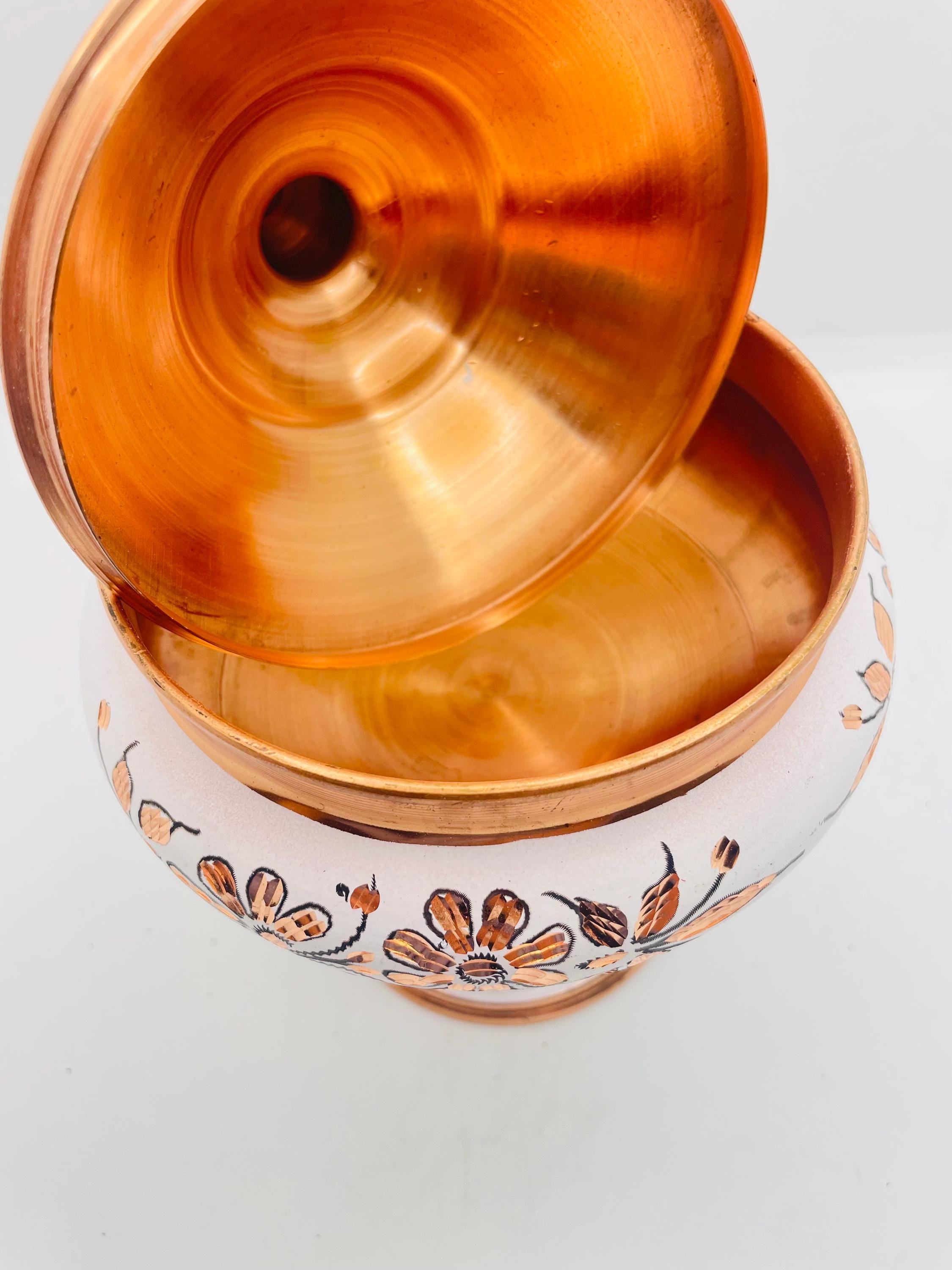 装飾銅ボウル - アンティークヴィンテージ装飾品 - Etsy 日本