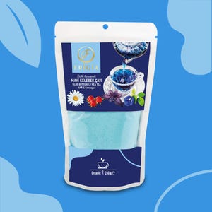 Butterfly Pea Herbal Tea Powder 750g - 3 Pack Blue Tea, Sweet Flavor, Natural Antioxidant Drink