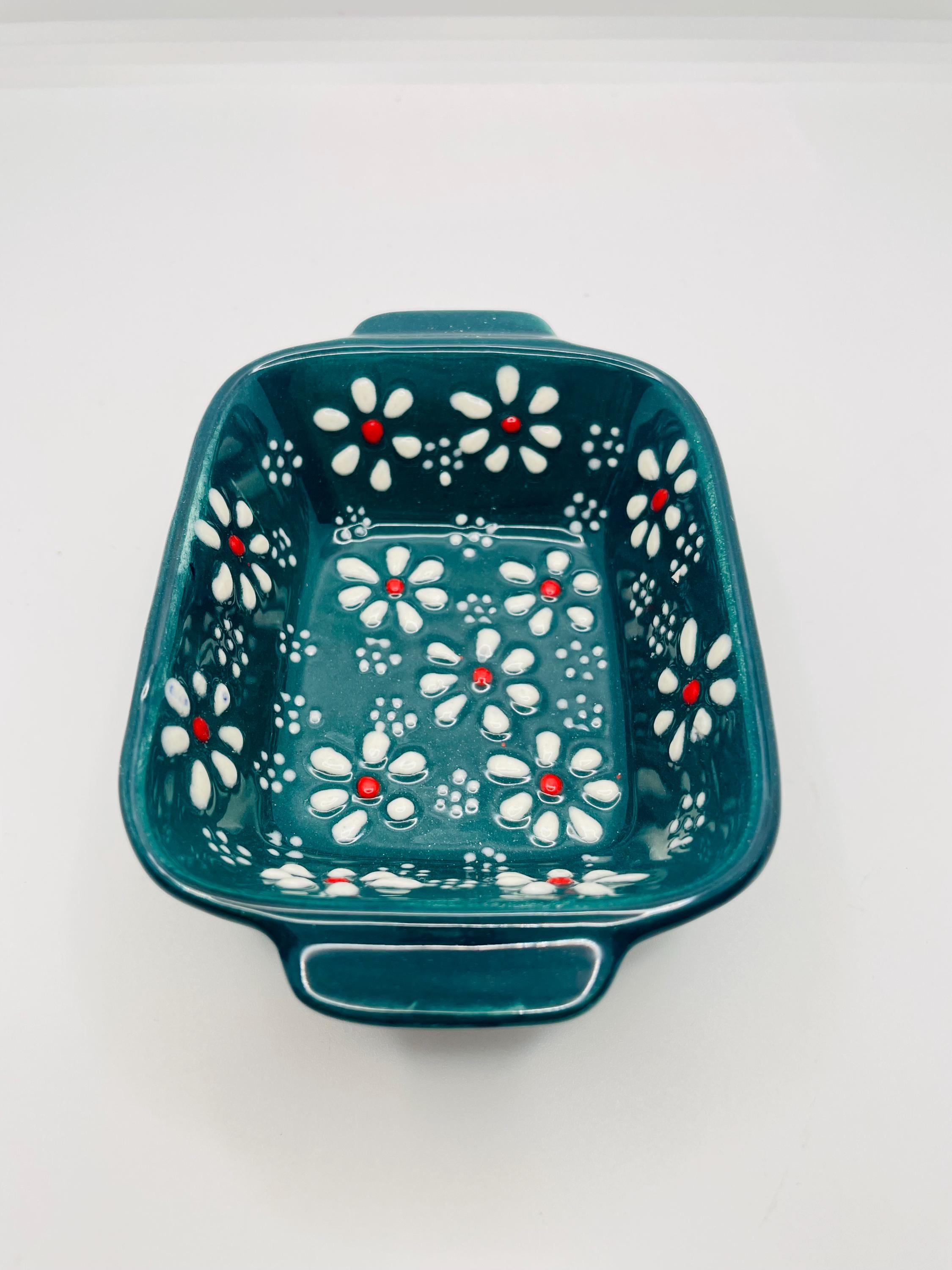 Colorful Ceramic Bowl Handmade Pottery Dish for Serving & Decor | Rustic Kitchenware Gift Idea