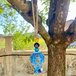 Evil Eye Wall Hanging,Door Decoration,Protection Gifts,New Home Gift,Evil Eye Home Decoration,Wall Art,Wedding FavorRear View Mirror Hanging