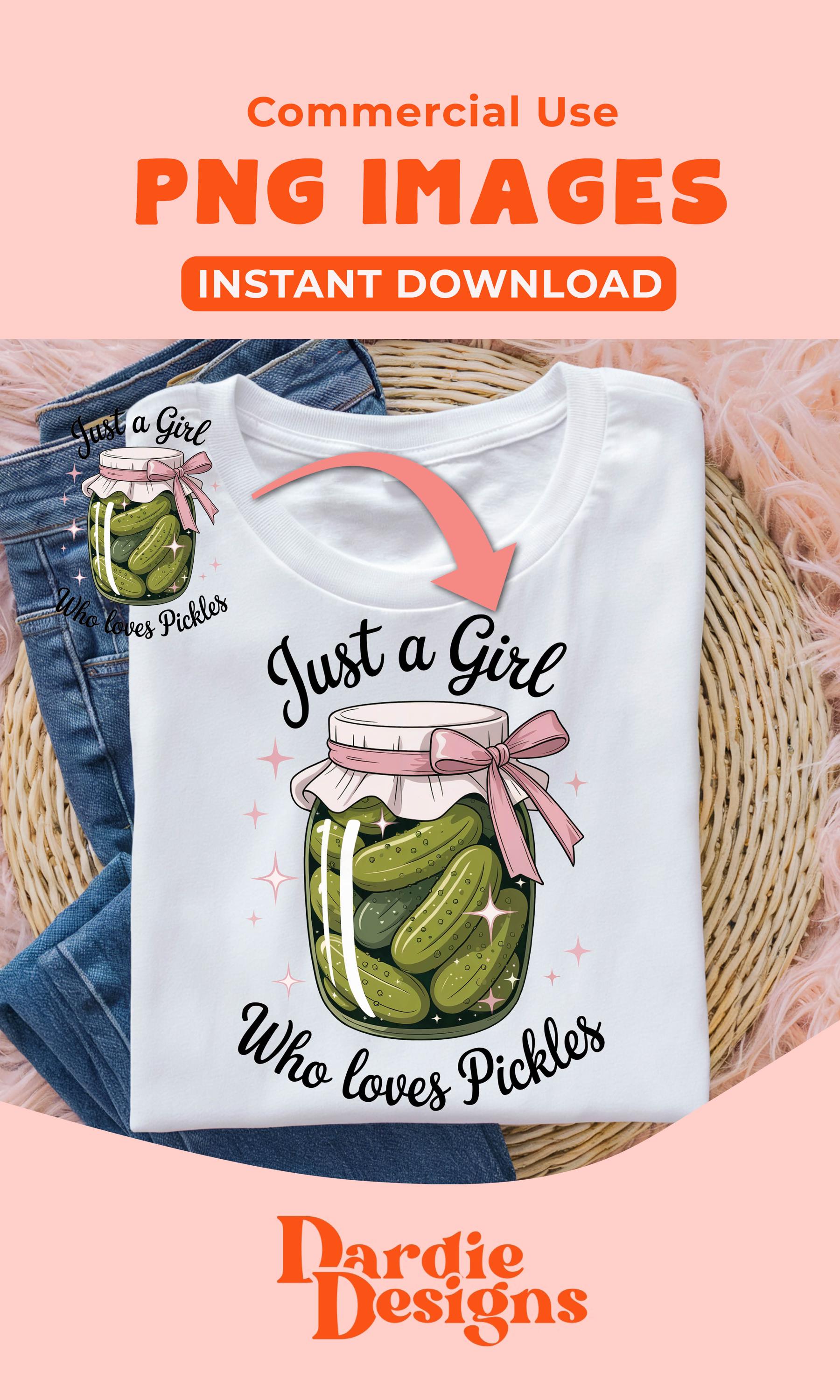 Pickle PNG Funny Girly Pickle Lover Png Pickle Jar Png Canning Pickles ...
