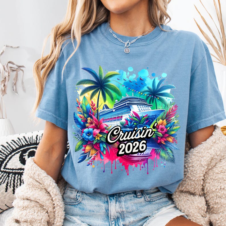 Cruisin' 2026 PNG Cruise Ship PNG Cruising Png Cruise Vacation Shirt ...