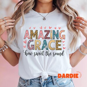 Amazing Grace PNG How Sweet the Sound, Christian Png Jesus Png Faith Png Christian Easter Png Sublimation Design Clipart Digital Download