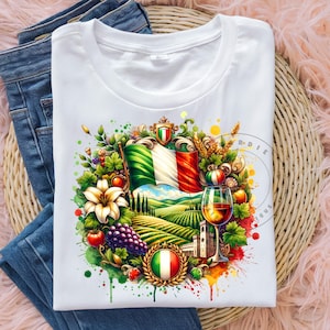 Italy PNG Italian Flag Png Italy Vacation Shirt Png Travel Png Sublimation Design Trending Clipart Digital Download