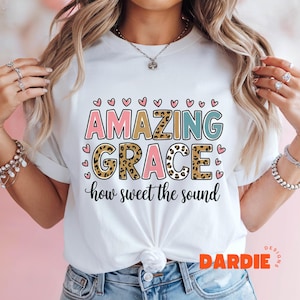 Amazing Grace PNG How Sweet the Sound, Christian Png Jesus Png Faith Png Christian Easter Png Sublimation Design Clipart Digital Download