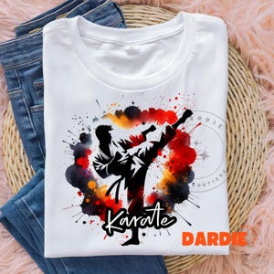 Karate PNG Sublimation Design Trending Clipart Digital Download