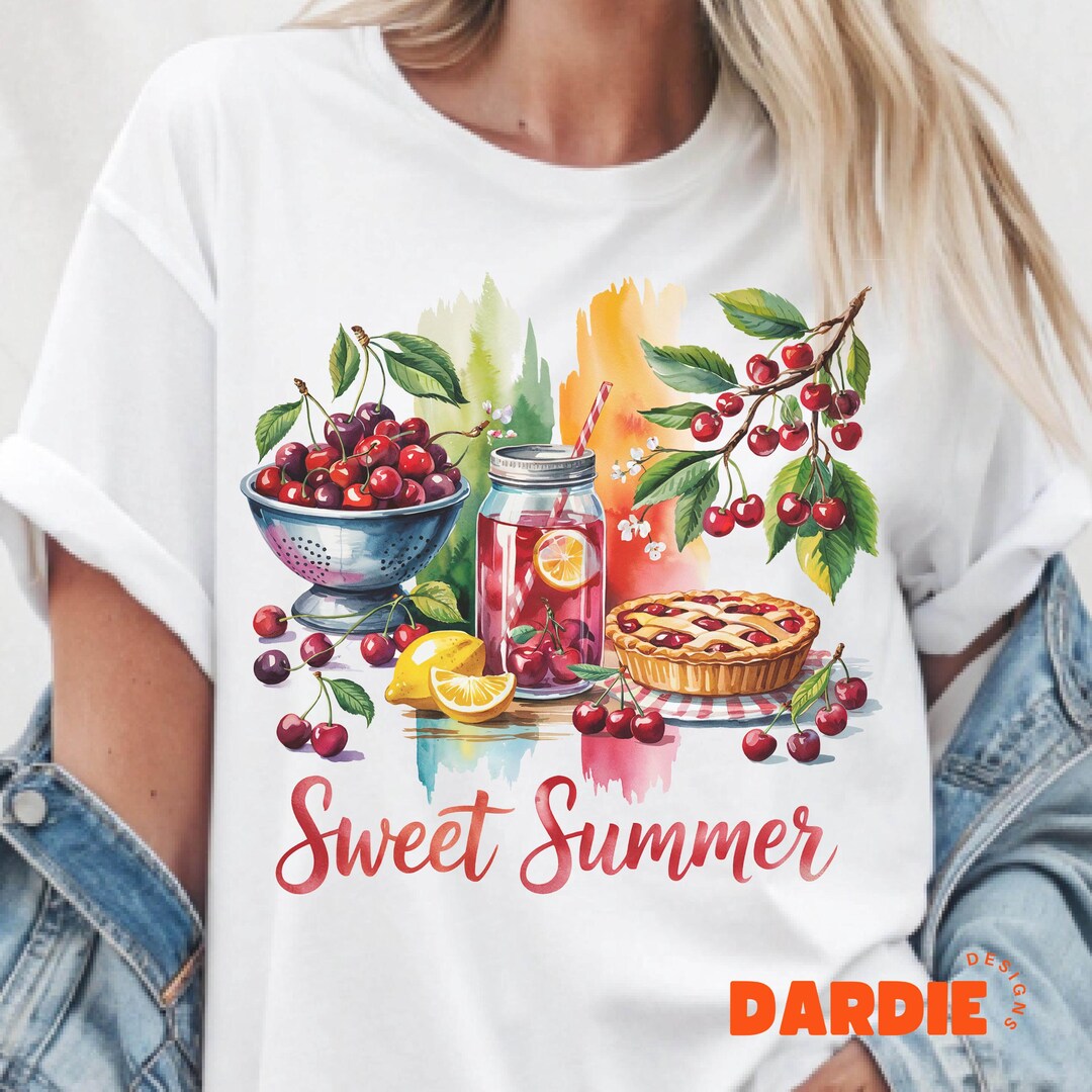 Sweet Summer Cherries PNG Fruit Stand Cherry Pie Farmers Market