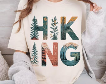 Hiking PNG Hiker Png Mountains Adventure Outdoors Sublimation Design Trending Clipart Digital Download