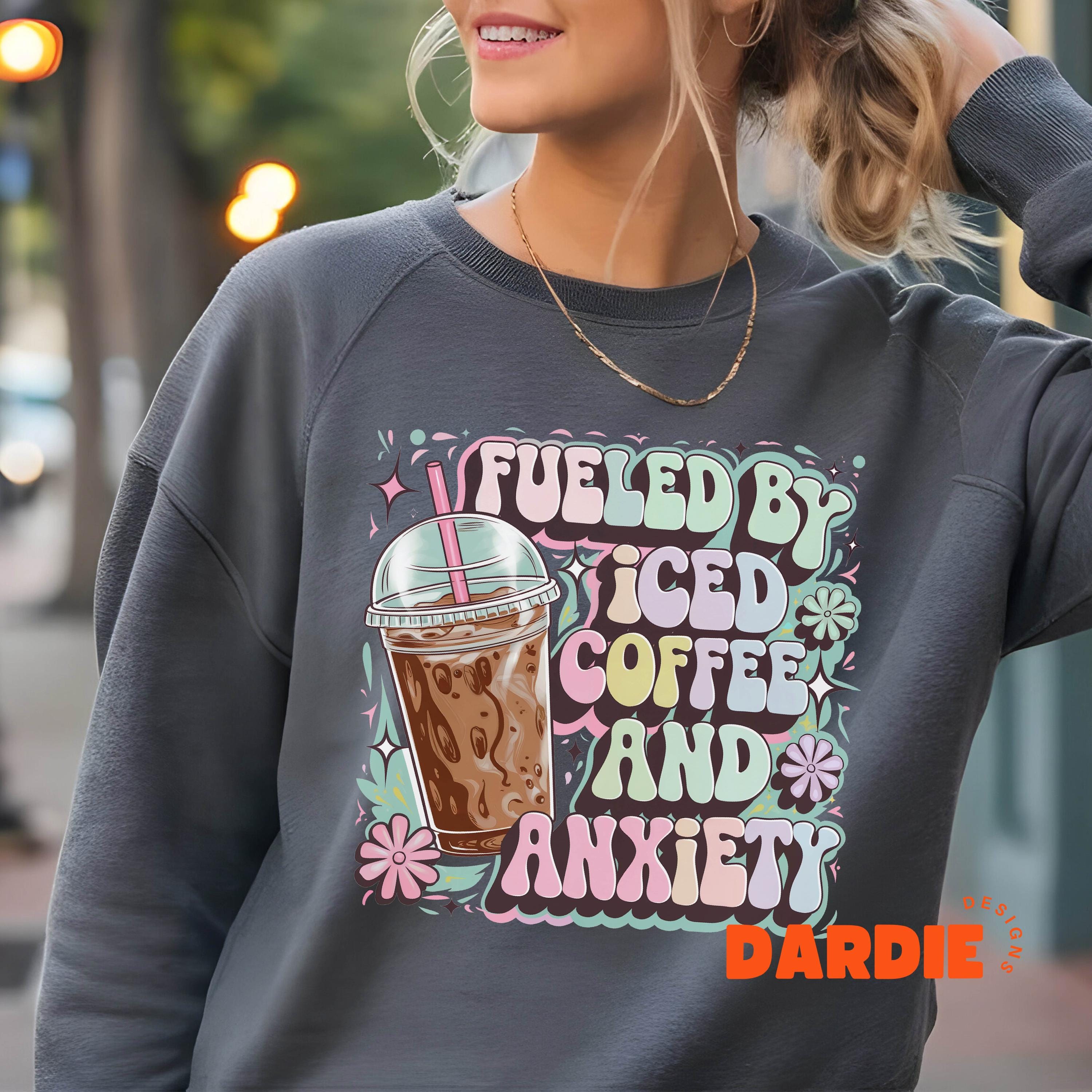 Funny Coffee Quote Png Iced Coffee Clipart Coffee Lover Fueled by ...
