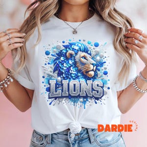 Lions PNG Lion Png Knight Png Bling Glitter Lion School Spirit Png Sublimation Design Trending Clipart Digital Download