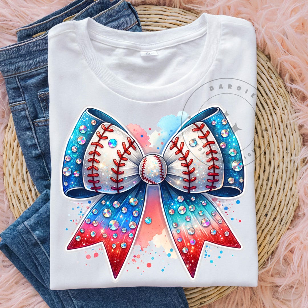 Baseball Bow PNG Coquette Bow Baseball Mom Game Day Sport Png Big Game ...