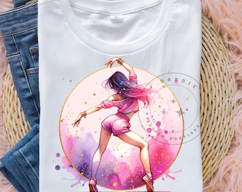 Dance PNG, Dancing, Dancer, Dance Mom, Dancing Girl, Tshirt PNG Sublimation Design Trending Clipart Digital Download