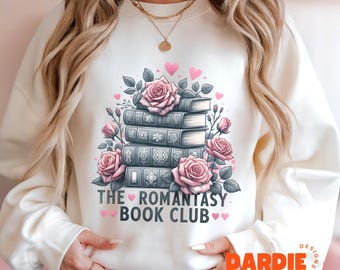 Romantasy Book Club png, Books png, Bookish png, Fantasy Books, Reader Png, reading png, Romance Book png, Book Lover Sublimation Design