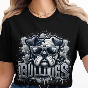 Bulldogs PNG Mascot Png Bulldogs Png Bling Glitter Bulldog School Spirit Png Sublimation Design Trending Clipart Digital Download image 2