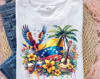 Venezuela PNG Vacation Travel Tropical Summer Trip Sublimation Design Trending Clipart Digital Download