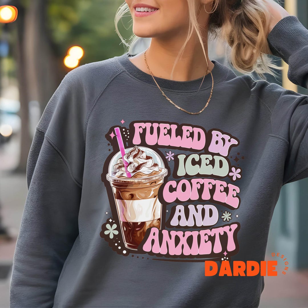 Funny Coffee Quote Png Iced Coffee Clipart Coffee Lover Fueled by ...