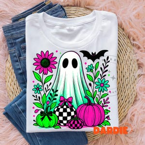 Neon Ghost PNG, Cute Boo Halloween Sublimation Design, Retro Y2k Coquette Ghost Clipart, Funny Spooky Season, Trendy Fall Digital Download