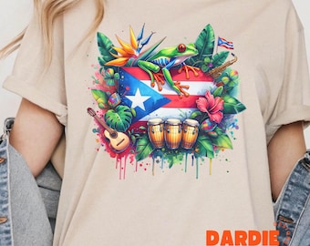 Puerto Rico Flag PNG Boricua Culture Png Patriotic Png Puerto Rica Vacation Travel Sublimation Design Trending Clipart Digital Download