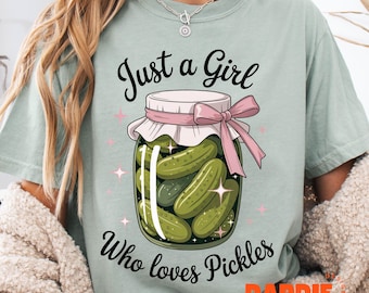 Pickle PNG Funny Girly Pickle Lover Png Pickle Jar Png Canning Pickles Homesteading Gardening Inappropriate Shirt Sublimation Design Clipart