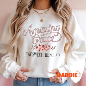 Amazing Grace PNG How Sweet the Sound, Christian Png Jesus Png Faith Png Christian Easter Png Sublimation Design Clipart Digital Download