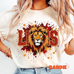 Lions PNG Lion Png Knight Png Bling Glitter Lion School Spirit Png Sublimation Design Trending Clipart Digital Download