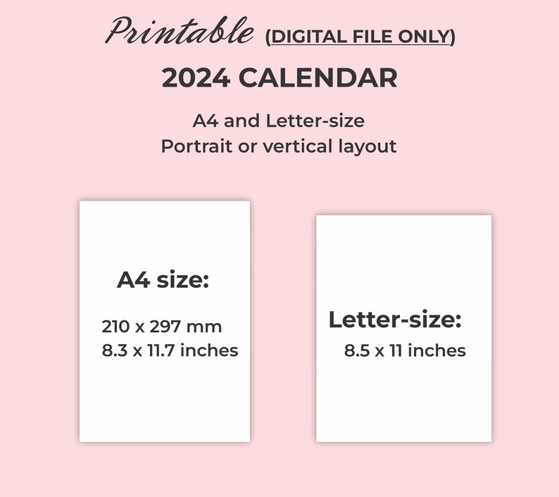 Printable 2025 Calendar, Leaftheme 2025 Calendar, Greenery 2025