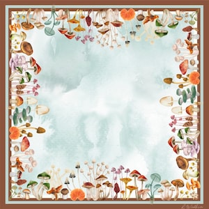 Mushrooms Scarf