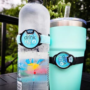 Visual Drink Water Tracker - Hydration Reminder - manually track up to 1 Gallon