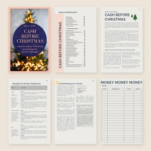 Cash Before Christmas eBook | Over 50 Ideas for Extra Money Before Christmas | Side Income, Decluttering, Selling | PDF German image 2