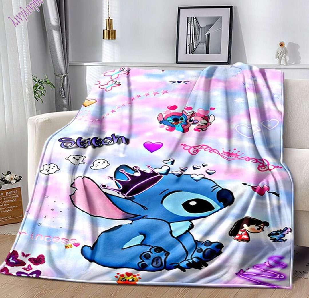 Lilo and Stitch Blanket Disney Lilo and Stitch Sofa Cover Etsy
