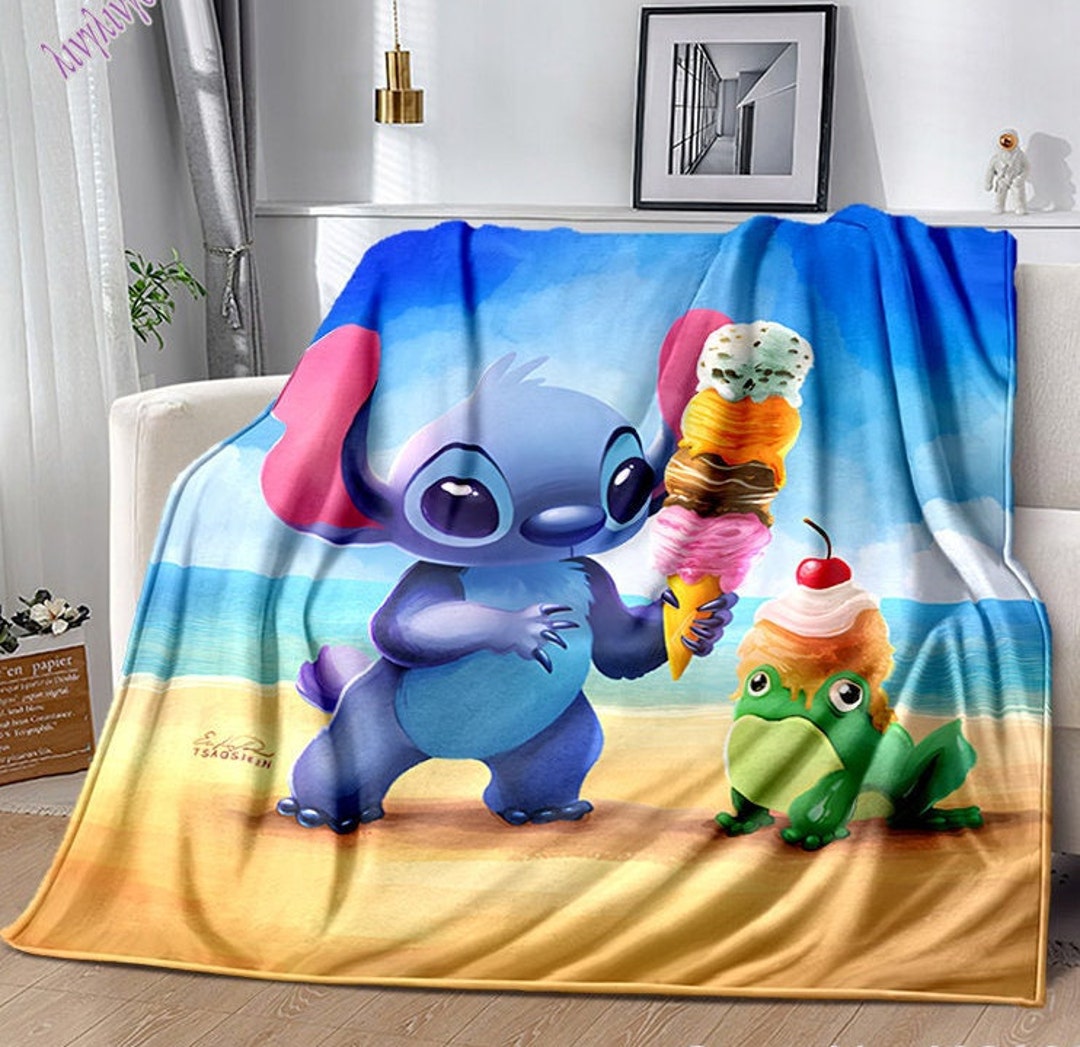 Lilo and Stitch Blanket Disney Lilo and Stitch Sofa Cover Etsy