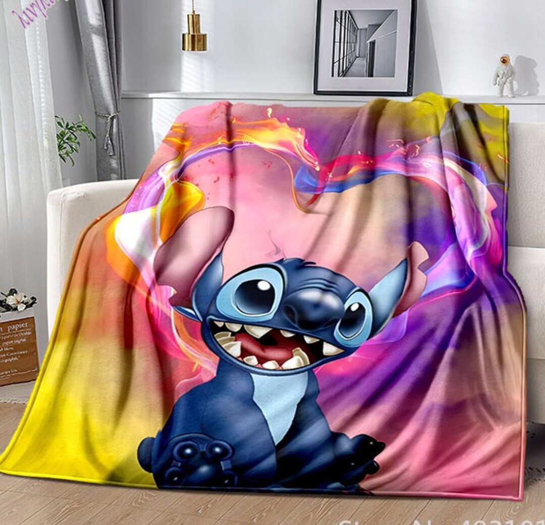 Lilo and Stitch Blanket Disney Lilo and Stitch Sofa Cover Etsy