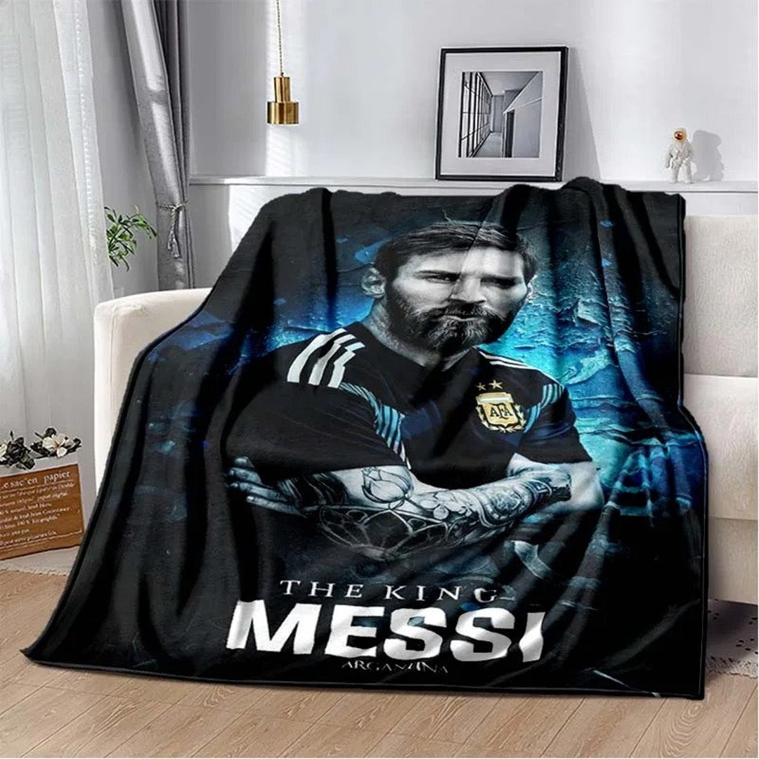 Lionel Messi Blanket Argentina Sofa Cover Napping Fleece Etsy