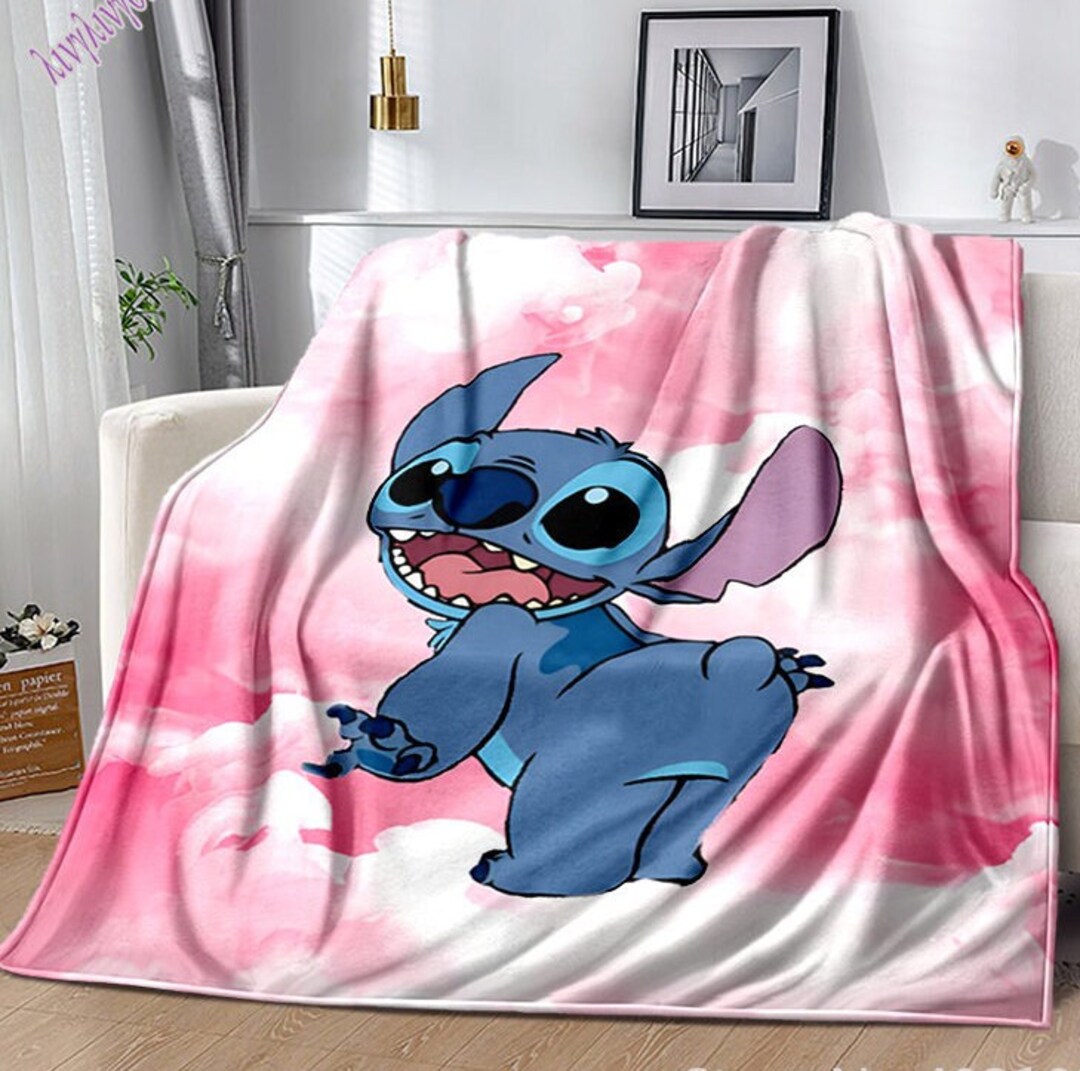 Lilo and Stitch Blanket Disney Lilo and Stitch Sofa Cover Etsy