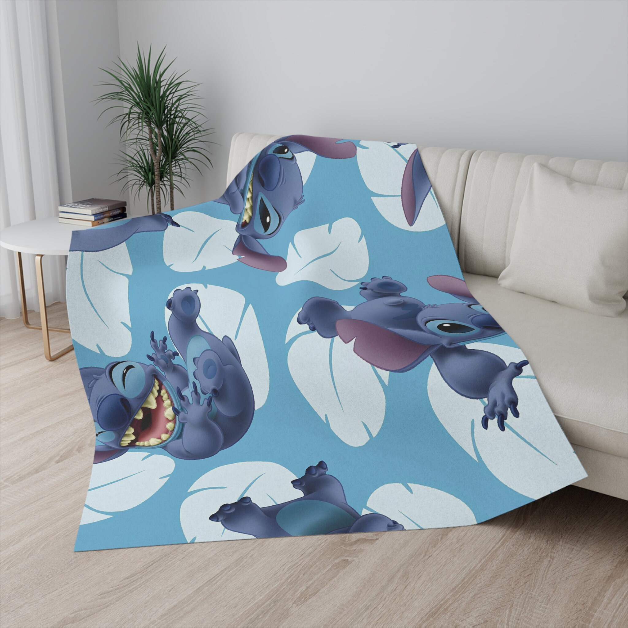 Lilo and Stitch Blanket Disney Lilo and Stitch Sofa Cover Etsy