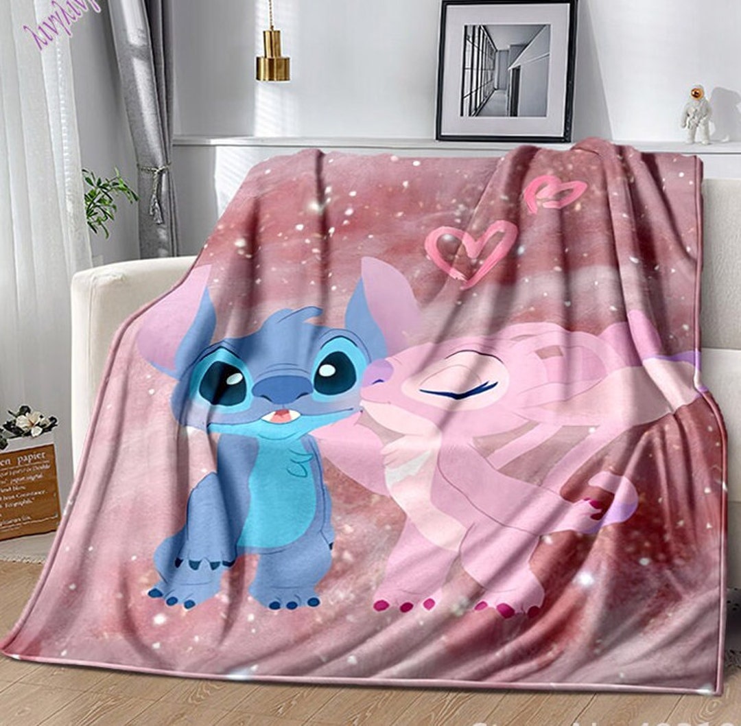 Lilo and Stitch Blanket Disney Lilo and Stitch Sofa Cover Etsy