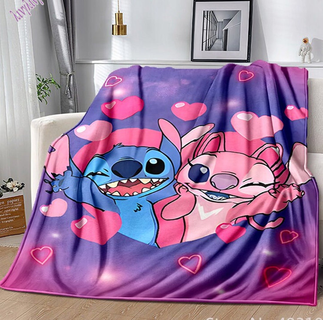 Lilo and Stitch Blanket Disney Lilo and Stitch Sofa Cover Etsy UK