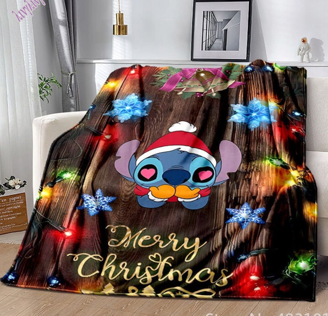 Lilo and Stitch Blanket Disney Lilo and Stitch Sofa Cover Etsy