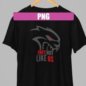 Hellcat Redeye Sie mögen uns nicht PNG-Shirt-Design dtf Sublimation für schwarzes Shirt