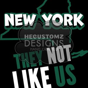 New York J State Ils ne nous aiment pas PNG design de maillot de football dtf sublimation