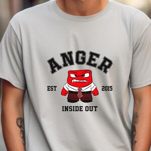 Disney Anger T-shirt, Disney Inside Out Anger T-shirt, Disneyland Anger T-shirt, Anger Disney T-shirt, Disney Trip Anger T-shirt, Anger Tee