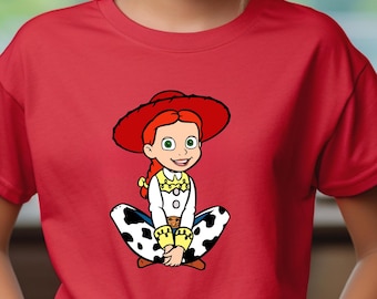 Disney Toy Story Jessie T-Shirt, US Cotton Disneyland Vacation Tee, Birthday Gift Shirt