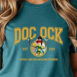Disney Superheroes Doc Ock T-shirt, Disney Avengers Doc Ock T-shirt, Disney Spidey and His Friends Doc Ock T-shirt, Disney Doc Ock T-shirt