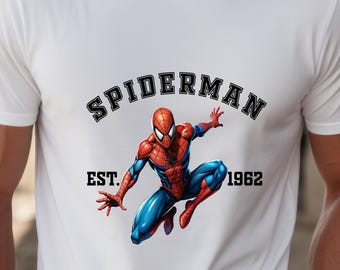 Disney Spiderman T-shirt, US Cotton, Family Trip Tee, Superhero Birthday Gift Shirt for Fans