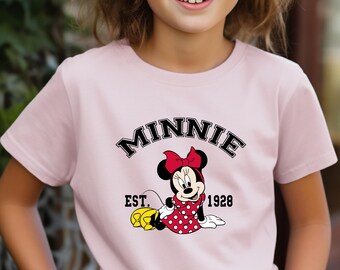 Retro Minnie Mouse T-Shirt: Disneyland Family Trip, US Cotton, Birthday Gift for Fans